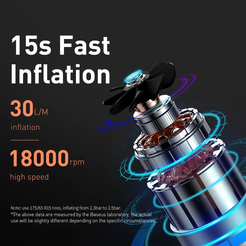 Compresor Digital Portátil para Auto – Inflado Automático con Pantalla LED
