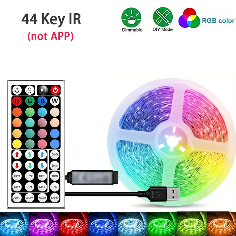 👉 Luces LED RGB Inteligentes con App y Control – Iluminación Gamer para Cuarto, TV y Decoración