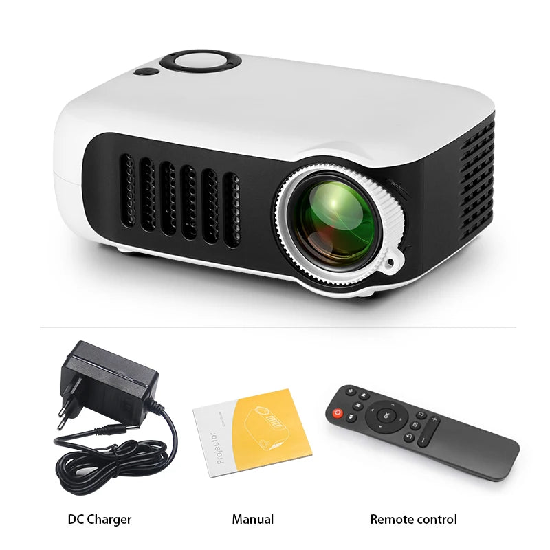 Mini Proyector Portátil HD 1080P – Convierte tu Casa en Cine en Segundos 🎬