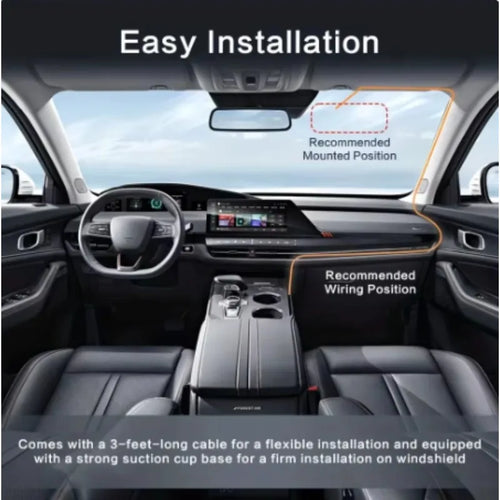 Cámara para Auto Dashcam HD con Visión Nocturna – Seguridad 24/7 Delantera y Trasera