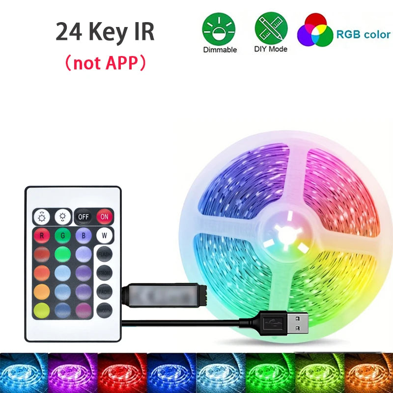 👉 Luces LED RGB Inteligentes con App y Control – Iluminación Gamer para Cuarto, TV y Decoración