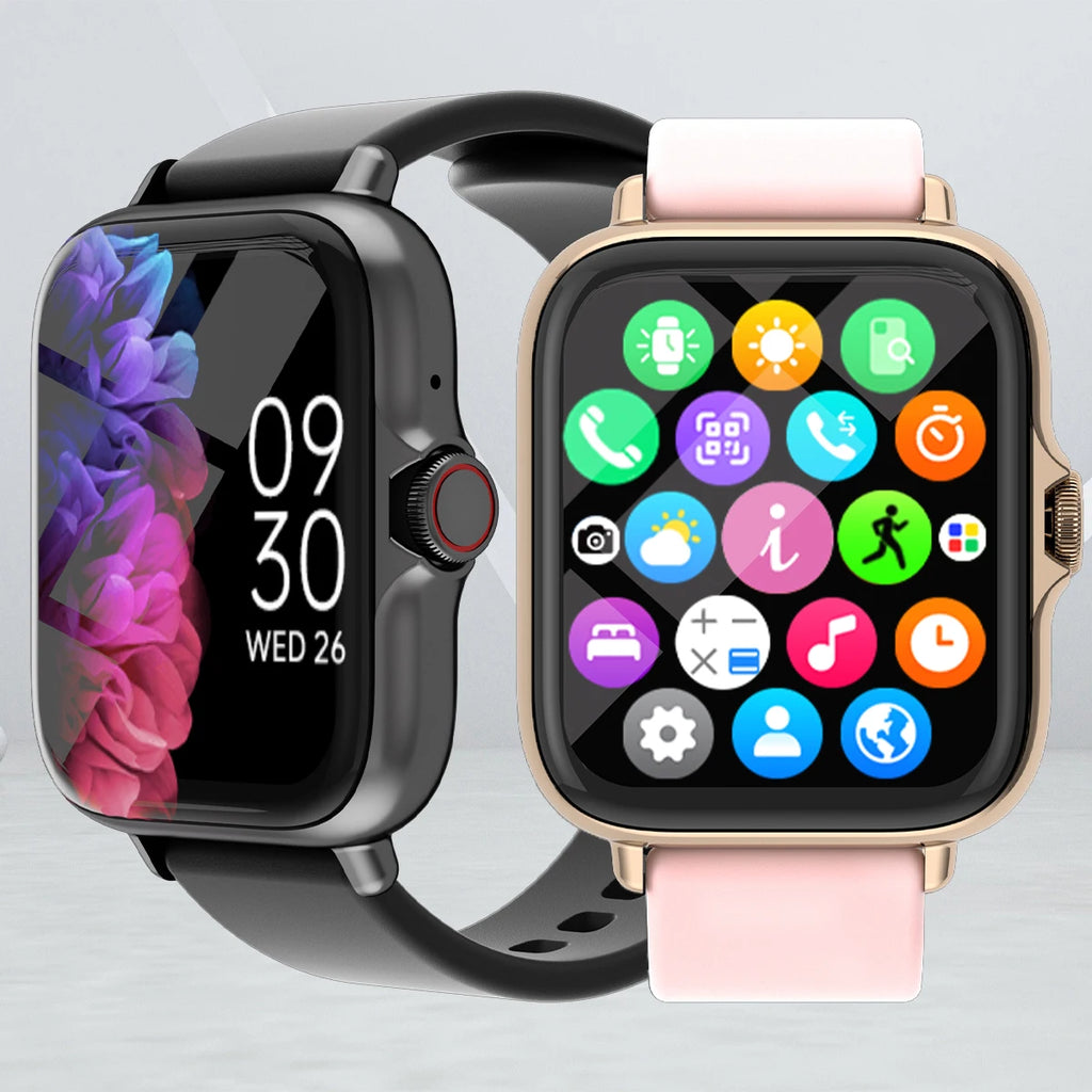 Smartwatch Deportivo Resistente al Agua – Llamadas, Mensajes y Monitoreo de Salud