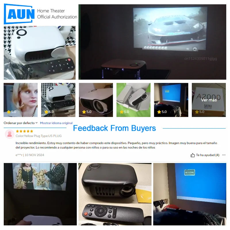 Mini Proyector Portátil HD 1080P – Convierte tu Casa en Cine en Segundos 🎬